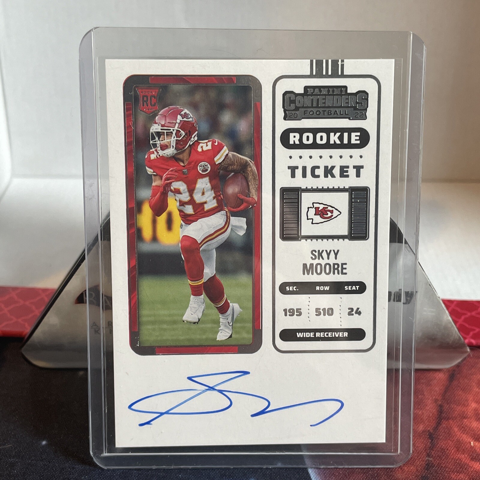 2022 Panini Contenders - Rookie Ticket On Card Auto #134 Skyy Moore (Auto) 🔥SSP