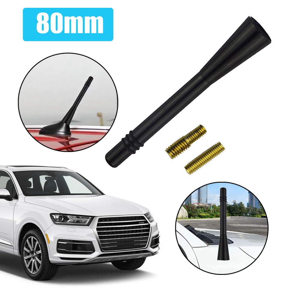 1x Universal Coche Corto Rechoncho Antena Aérea AM/FM Radio Mástil Accesorios Coche Foto 3 de 4