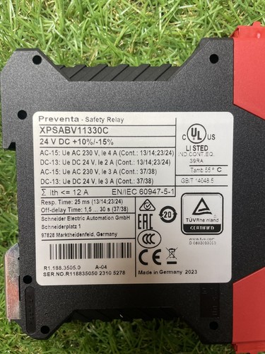 Preventa XPSABV - module - XPSABV11330C d'arrêt d'urgence et d'inter. - 24Vca/cc - Imagen 3 de 4