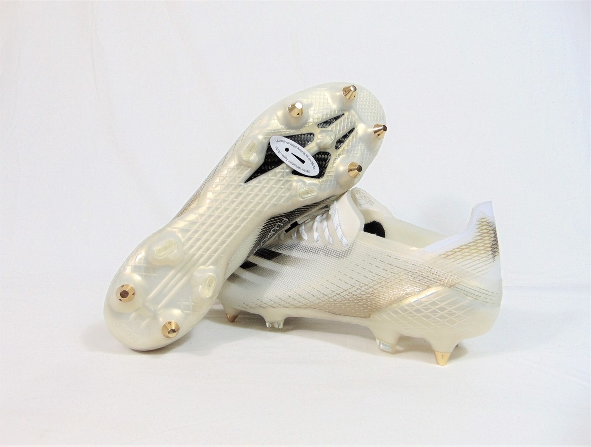Adidas X Ghosted.1 Flouroskin SG White Soccer Cleats Sz 13.5 Adidas X Ghosted.1 Flouroskin SG White Soccer Cleats Sz 13.5