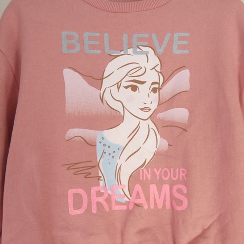 Marks Spencer Frozen Dress Disney Pink Tulle Elsa Sweatshirt BNWT 3 4 Y 104 cm - Picture 4 of 21