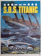 S.O.S TITANIC - BOAT / OCEAN - ORIGINAL SMALL FRENCH MOVIE POSTER