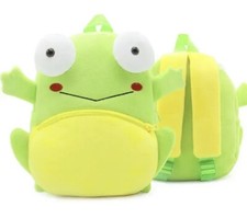 Plush Backpack For Boys/Girls/Kids, "FROG" Accent, Other Animals in Store T7