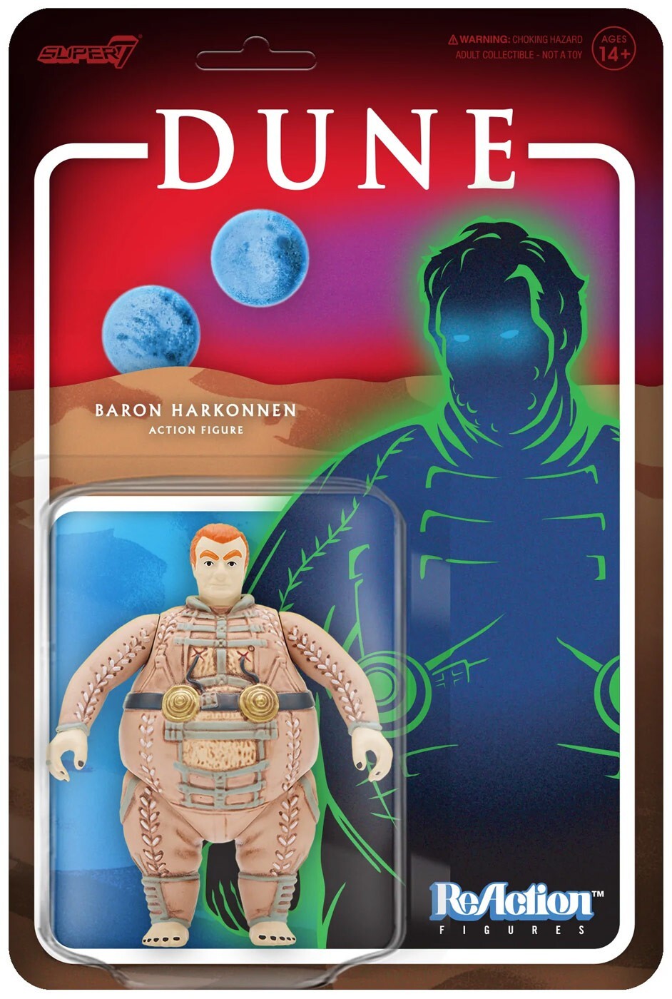 ReAction Dune Baron Harkonnen Action Figure