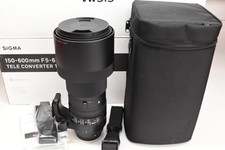 Sigma 150 600mm F5 6 3 Dg Os Hsm S Tc1401 Teleconverter Canon Fit For Sale Online Ebay