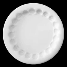 Large SEASHELL Edge Coaster Silicone Mold AU