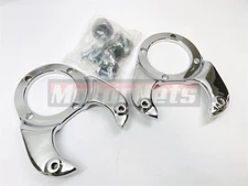 Chrome Disc Brake Caliper Bracket Kit for 1937-48 Ford Spindles GM Brakes Hotrod
