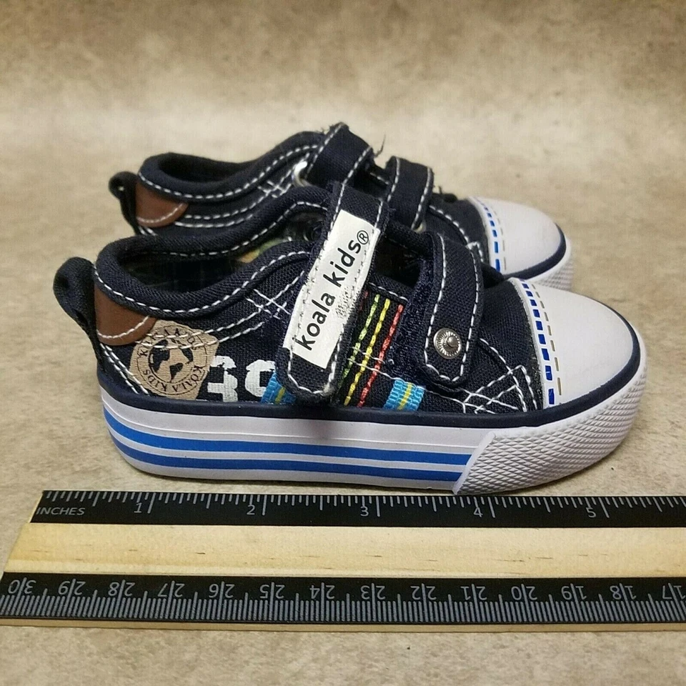 Koala Toddler Boys   Size 4 Blue  Casual Sneakers - Image 4 of 4