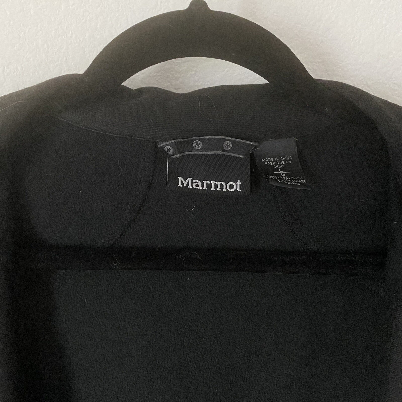 Marmot black soft shell jacket large - image 3