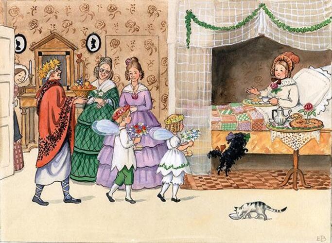 Thumbnail - Tante Brauns Geburtstag | Elsa Beskow | Deutsch | Taschenbuch | 24 S.