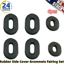 6pcs Rubber Side Cover Grommets Fairing For Honda Goldwing GL1000 GL1200 GL1500