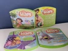 Lot of 4 Leap Frog Baby Little Leaps LEARNING STEPS Interactive Disc DVD