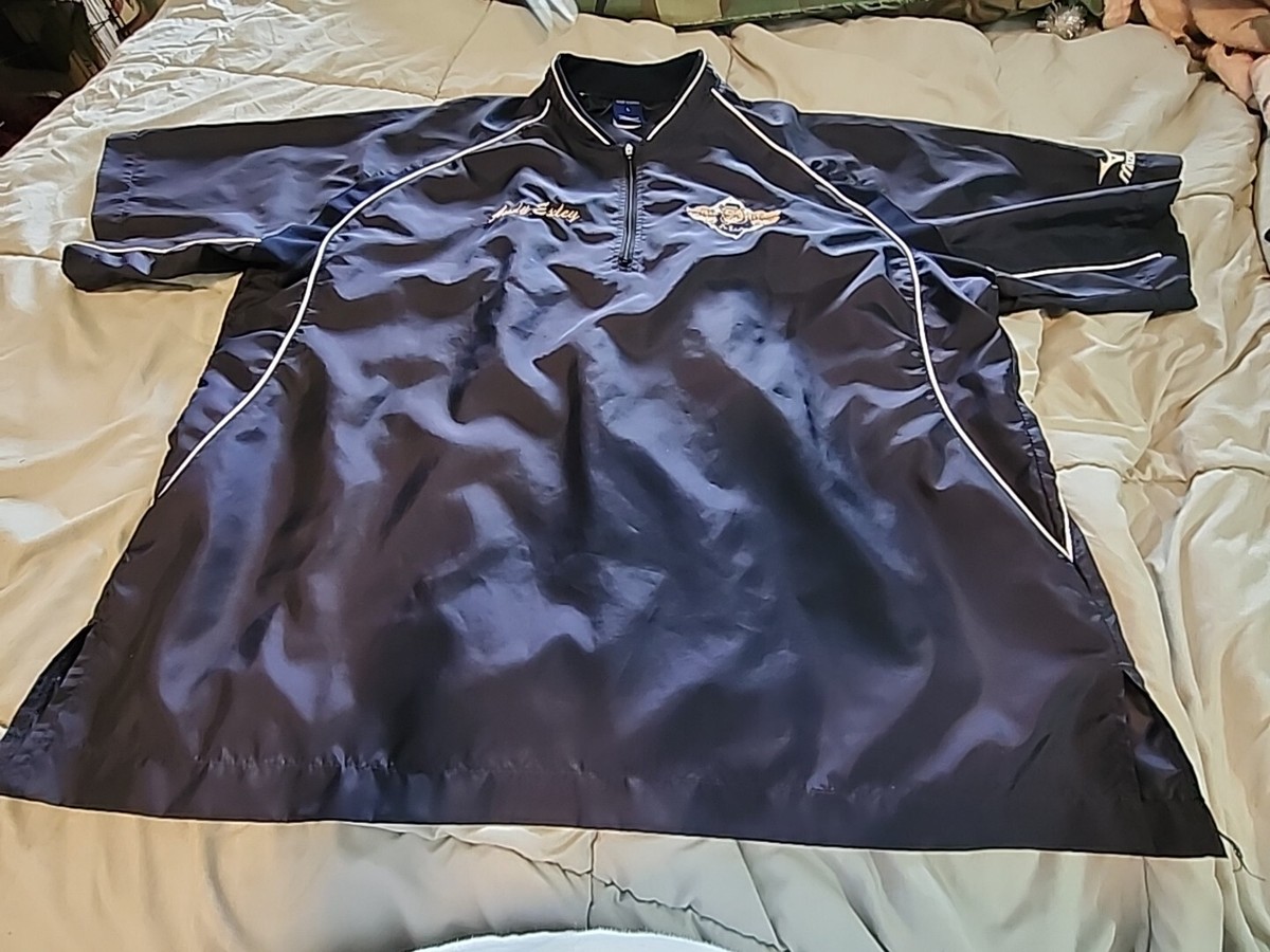 Tops Mizuno Alpha Long Sleeve Half Zip Hombre Azules Black ICON LS