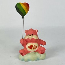Vintage American Greetings Care Bear Ceramic Love A Lot Figurine 80s Keepsake