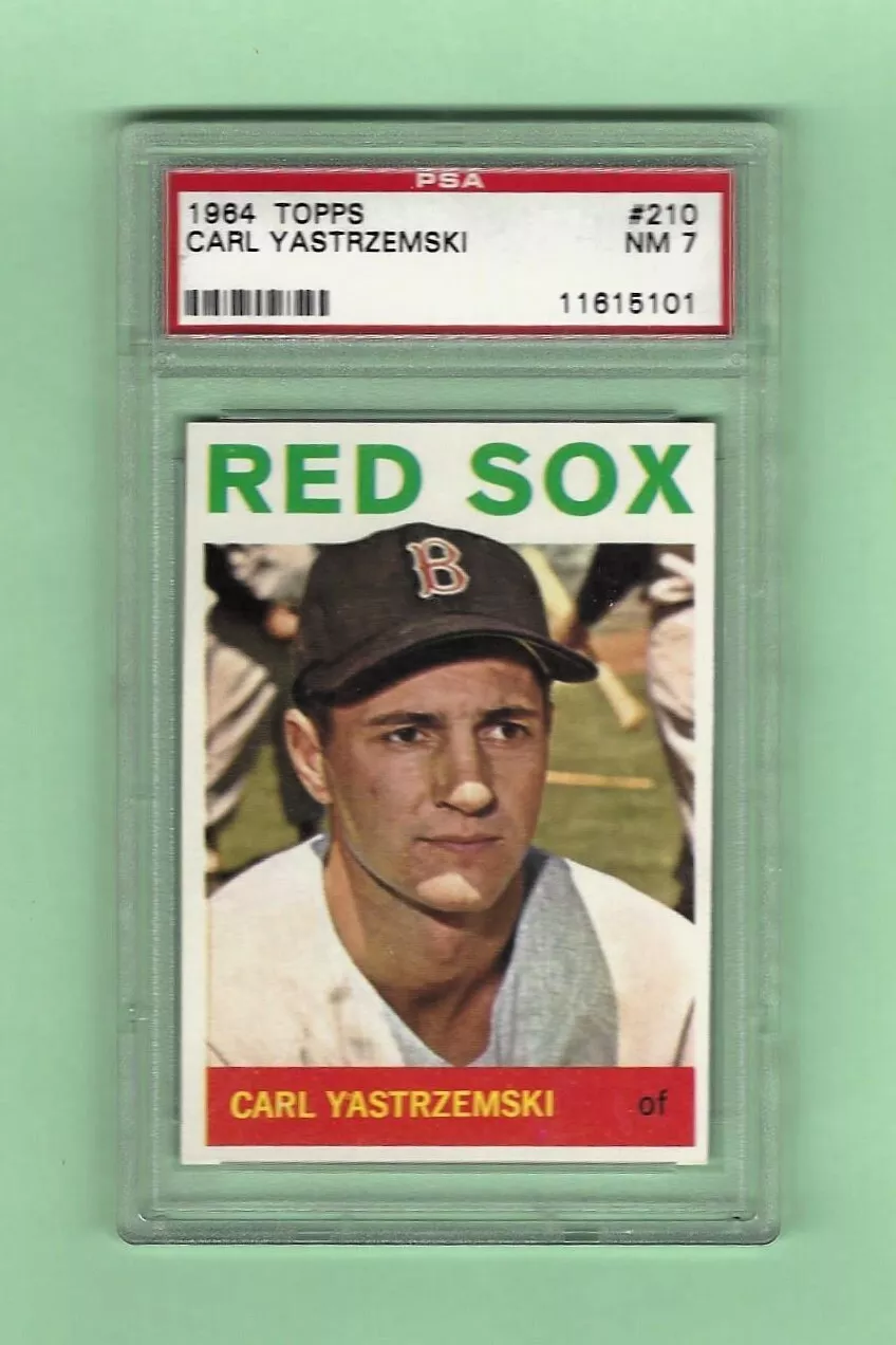 1964 Topps #210 CARL YASTRZEMSKI Boston Red Sox Hall of Fame ** PSA 7 NM **