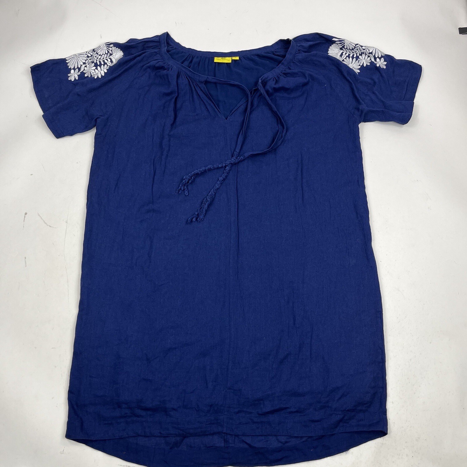 Roberta Roller Rabbit Blue Tunic Pullover Top Siz… - image 1