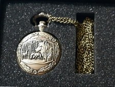 NEW Creative Wild Wolf Vintage Bronze Pocket Watch Fashion Pendant Animal Quartz