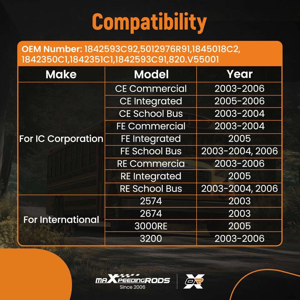1x Válvula EGR con juntas para IC Corporation para International Harvester 3200 4300 Foto 3 de 4