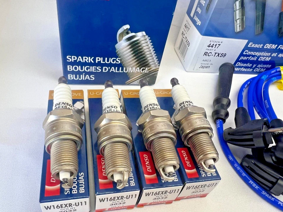 Tune-Up Kit Wires+Cap+Rotor+Spark Plugs fits for Toyota Truck 4Runner 2.4L 22RE - Image 2 of 4