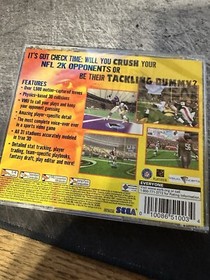 Sega Sports NFL 2K Sega Dreamcast Game CIB Tested Working 