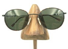 Vintage Firenza 68 C3 Tortoise Black Metal Oval Sunglasses FRAMES ONLY