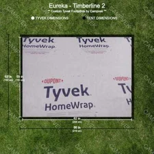 Tyvek Footprint for the Eureka Timberline 2 Tent