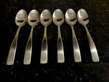 Cambridge MADISON SATIN Stainless Flatware Set Of 6 Teaspoons 6"