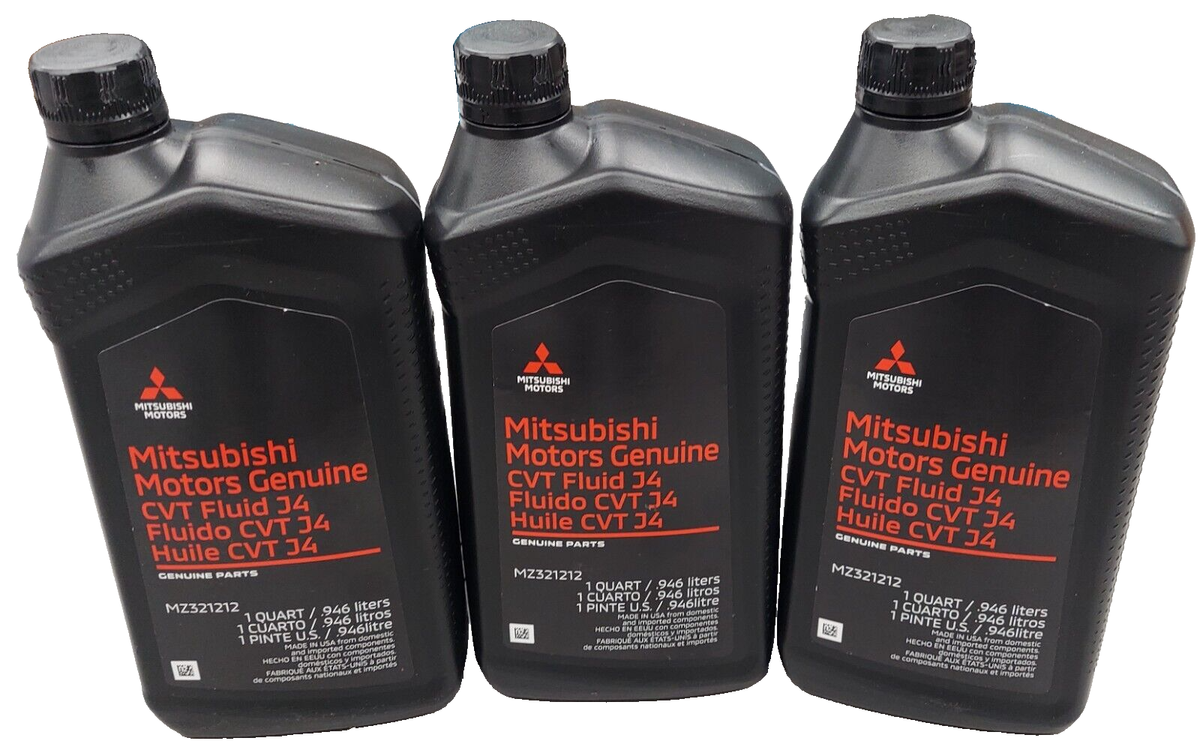 Genuine OE Mitsubishi CVT J4Transmission Fluid 3 Quarts 2013