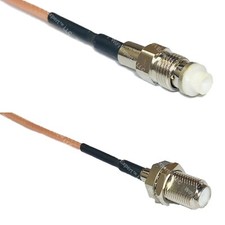 RG316 FME FEMALE to F FEMALE RF Cable Rapid-SHIP LOT