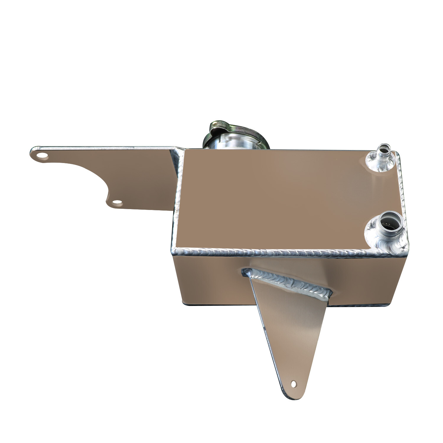 ALUMINIUM COOLANT WATER EXPANSION HEADER TANK FOR TRIUMPH STAG UK STOCK