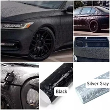 Camouflage Camo Ghost Shadow BLACK / Silver Gray Vinyl Car Wrap Decal Film Roll