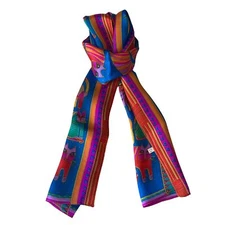 Silk Scarf for Women%100 Mulberry Silk Scarf Pure Long Cat Printed Silk Scarf...