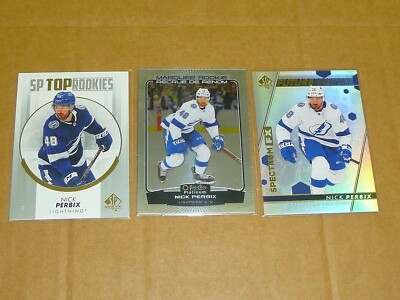 NICK PERBIX LOT OF 3 LIGHTNING SP AUTHENTIC O PEE CHEE PLATINUM W2982