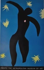 Henri Matisse Lithograph Poster Jazz Metropolitan Musuem Of Art 1996