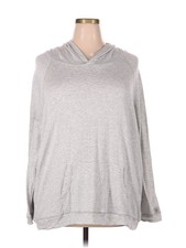 Ink Love And Peace Women Silver Poncho 2x Plus