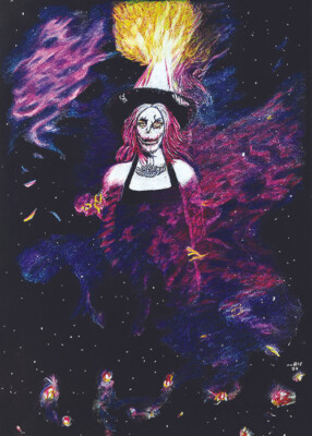Spacial Witch #1 Mini Art Print