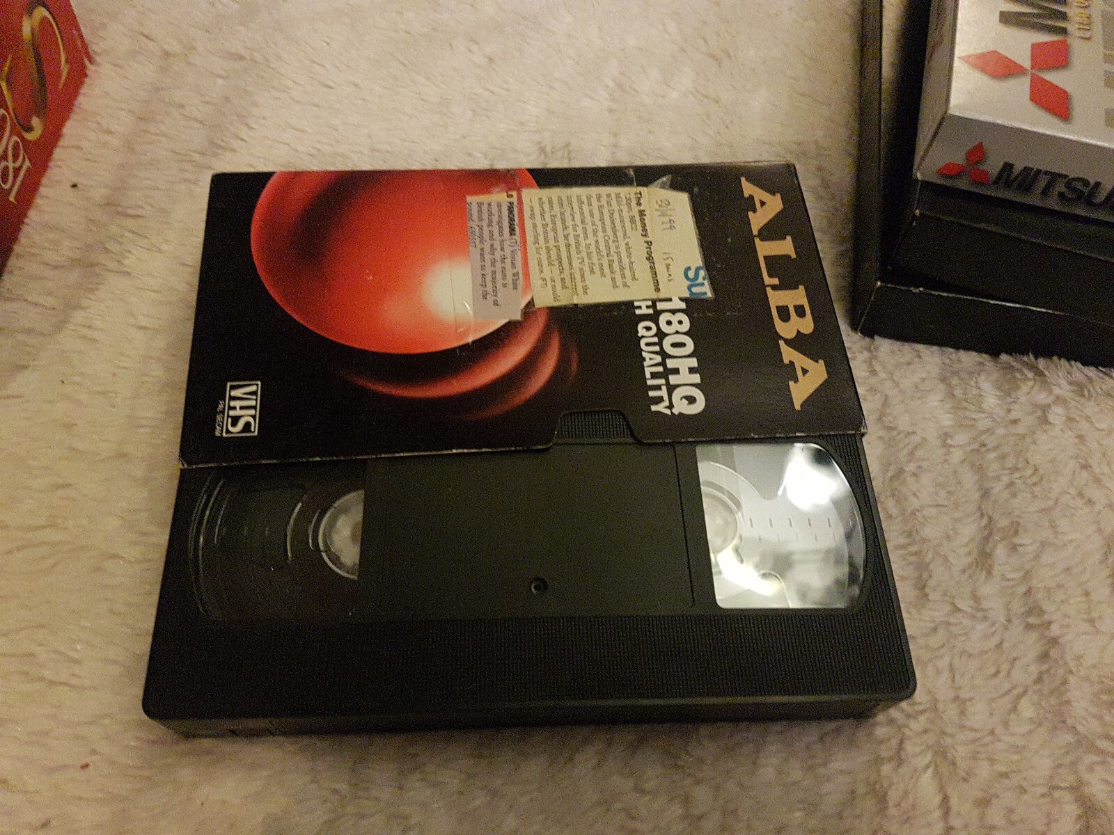 11x Used Blank VHS Tapes 1x240 7x180 3x60 TDK JVC Maxell EMI Mitsubishi