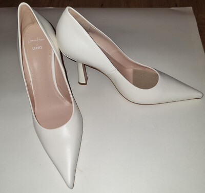 Pumps -  Highheels von  Leonie Hanne x Liu Jo in weiß Gardenia  Größe 41 NEU