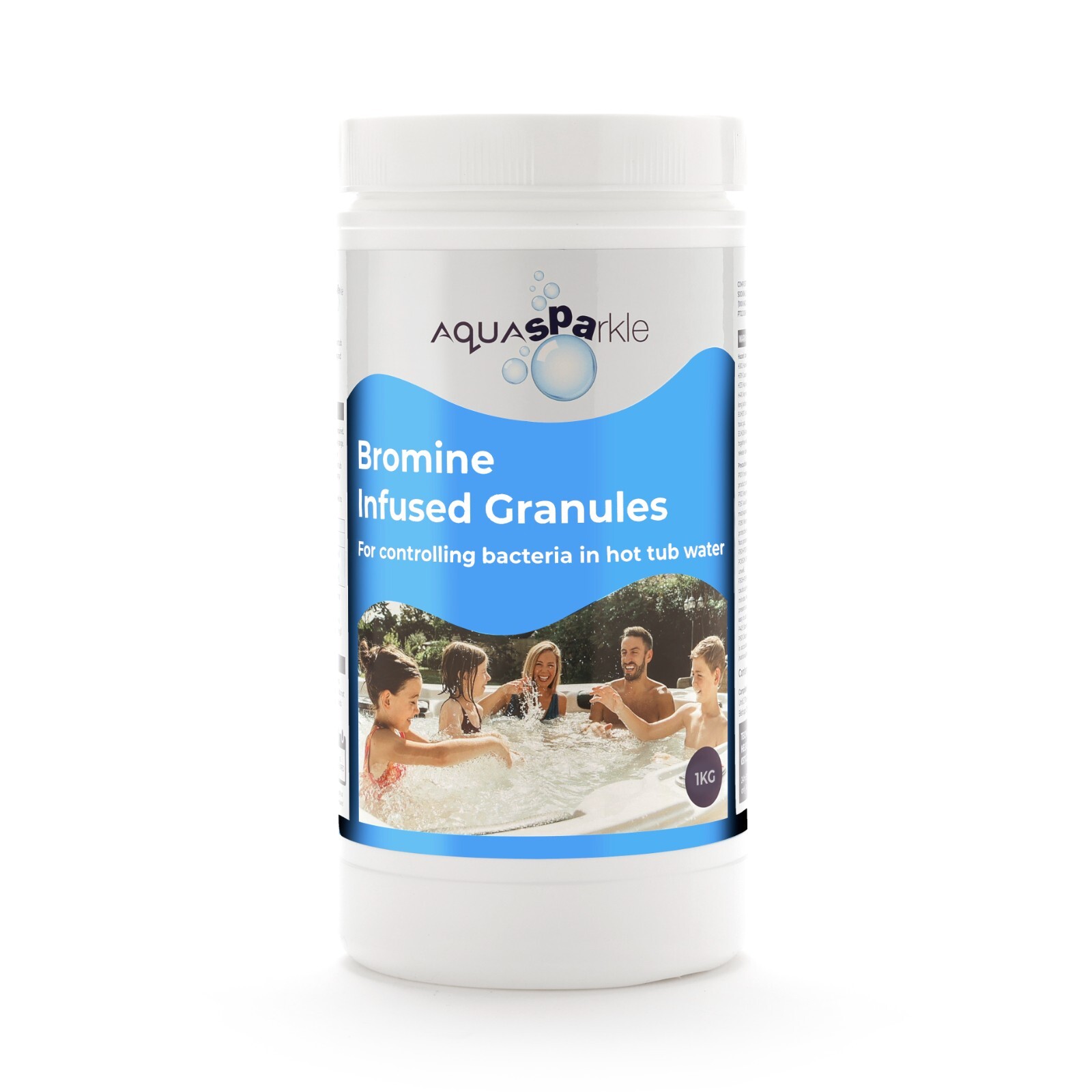 NEW! Bromine Infused Granules Aquasparkle Hot Tub Spa Swimming Pool 2 x 1kg