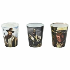 John Wayne Shot Glass Set, 3-Pack
