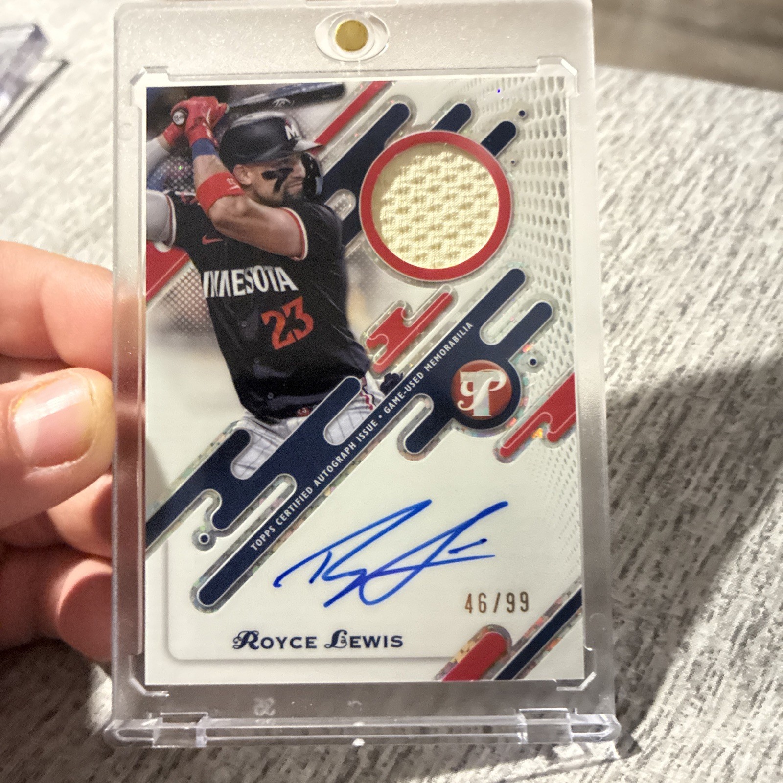 2025 Pristine Royce Lewis Patch Auto /99