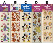Sandylion 1990s Rare Disney Characters Winnie the Pooh, Mickey Mouse Stickers
