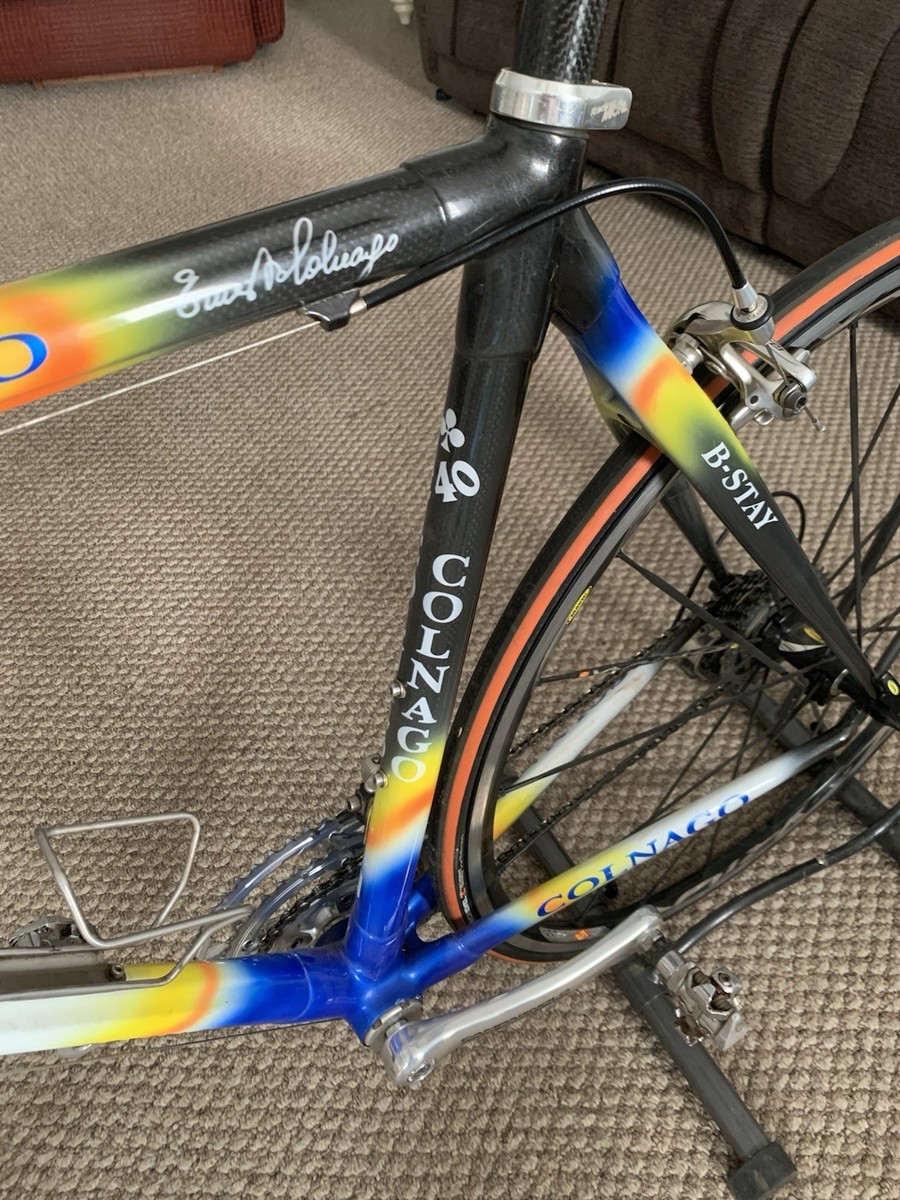 COLNAGO C40 MK-3 Carbon Fiber Road Bike 2002 B-Stay 54cm Rabobank