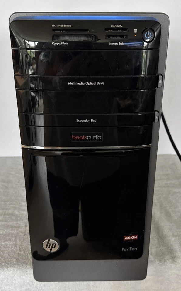 HP Pavilion Desktop Tower p7-1421 PC AMD A8-5500 8GB Ram 1TB Ubuntu Keyboard - Image 2 of 4