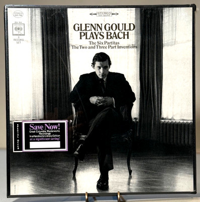 New, Sealed, 3-LP D3S754 Glenn Gould Plays Bach -  Stereo 3 LP Set Columbia 1966