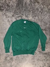 Nike Sportswear Phoenix Fleece Sweatshirt Women Medium Green Oversized Crew Neck