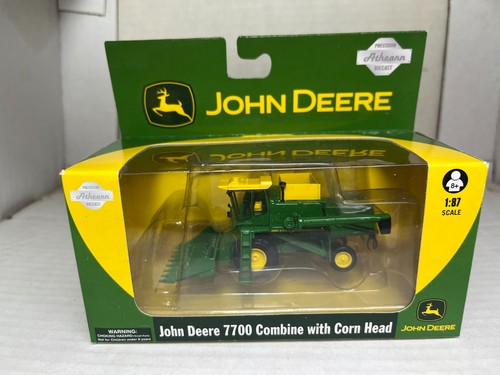 COSECHADORA ATHEARN HO 1/87 JOHN DEERE 7700 con CABEZAL DE MAÍZ CARGA DE GRANO AGRÍCOLA | Zustand: Used