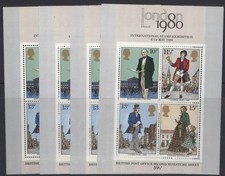 Product Image: GB 1979 Britain's Second Miniature Sheet - Rowland Hill London 1980 x 4, MNH