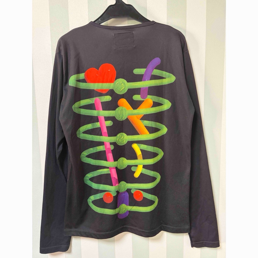 Walter Van Beirendonck, W<. 90s Walter Van Beirendonck Long Sleeve T shirt black Graphic Print Japan
