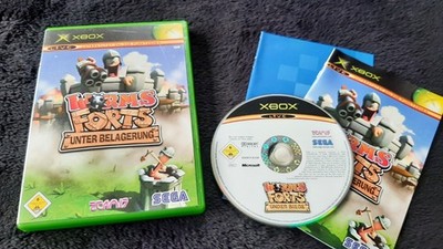 MICROSOFT XBOX CLASSIC Worms Forts: Unter Belagerung Komplett mit Anleitung CIB